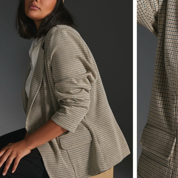 Anthropologie Maeve collegiate knit blazer - Picture 6 of 15